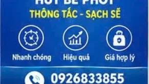 Dịch Vụ Hút Bể Phốt Giá Rẻ Không Đục Phá Phục Vụ 24/7