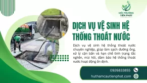 Dịch Vụ Vệ Sinh Hệ Thống Thoát Nước