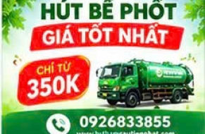 Dịch Vụ Hút Hầm Cầu TPHCM Đơn Vị Uy Tín Có Bảo Hành 