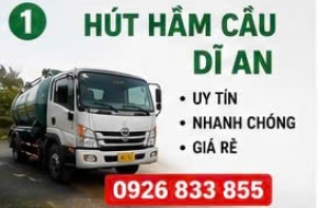 Hút Hầm Cầu Dĩ An Công Ty Môi Trường Tiến Phát Giá Rẻ