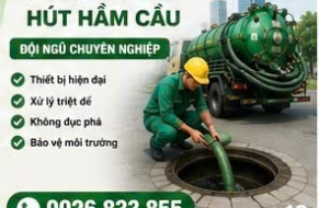 Công Ty Hút Hầm Cầu Giá Rẻ Chuyên Nghiệp Hóa Đơn VAT Đầy Đủ