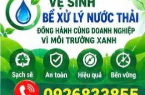 Đơn Vị Vệ Sinh Bể Nước Thải Chuyên Nghiệp 