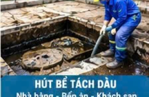 Hút Bùn Thải Bể Chứa Hỗ Trợ Vệ Sinh Sau Khi Hút