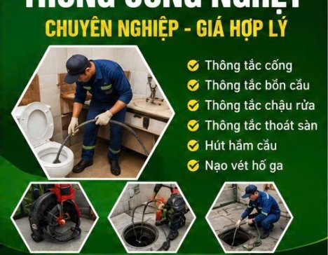 Thông Cống Nghẹt Công Ty Uy Tín Giá Rẻ Chỉ Từ 250K