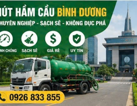 Hút Hầm Cầu Bình Dương Cty Môi Trường Tiến Phát