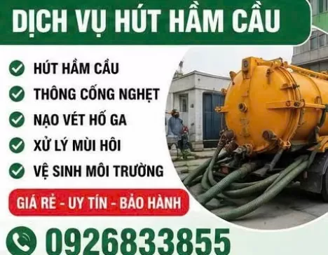 Hút Hầm Cầu Bình Dương Nhanh Sạch 100% Có Hóa Đơn VAT