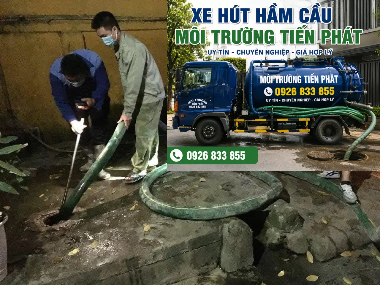 hút hầm cầu giá rẻ
