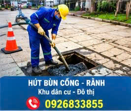 Hút bùn thải 