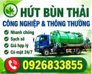 Hút bùn thải 