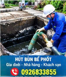 Hút bùn thải 