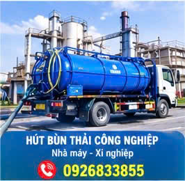 Hút bùn thải 