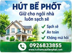 Dịch vụ hút bể phốt 