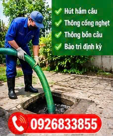 Dịch vụ hút bồn cầu