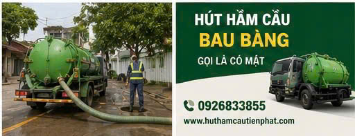 Hút hầm cầu bàu bàng 1