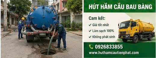 Hút hầm cầu bàu bàng 2