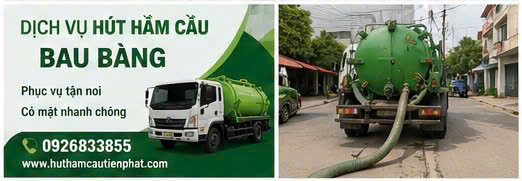 Hút hầm cầu bàu bàng 5