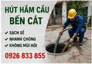 Hút hầm cầu bến cát 8
