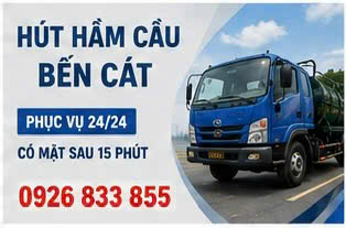 Hút hầm cầu bến cát 9
