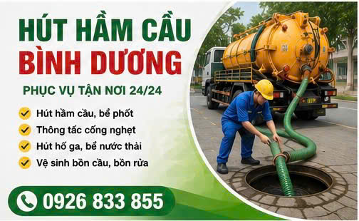 Hút hầm cầu bình dương 20