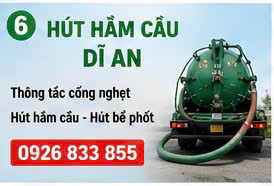 Hút hầm cầu dĩ an