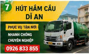 Hút hầm cầu dĩ an