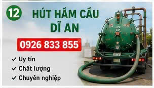 Hút hầm cầu dĩ an