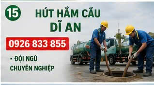 Hút hầm cầu dĩ an 