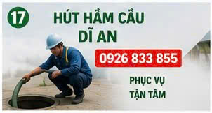 Hút hầm cầu dĩ an 