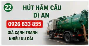 Hút hầm cầu dĩ an 