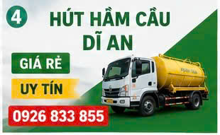 Hút hầm cầu dĩ an