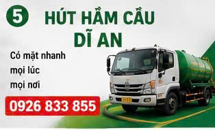 Hút hầm cầu dĩ an