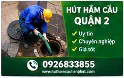 Hút hầm cầu quận 2 
