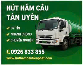 Hút hầm cầu tân uyên 1
