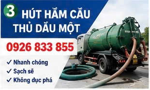 Hút hầm cầu thủ dầu một 12