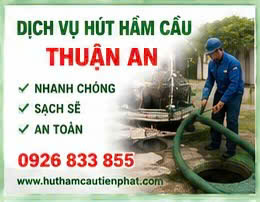 Hút hầm cầu thuận an 14