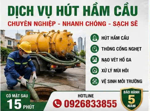 Hút hầm cầu tphcm 