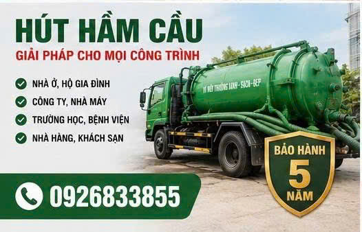 Hút hầm cầu tại tphcm 