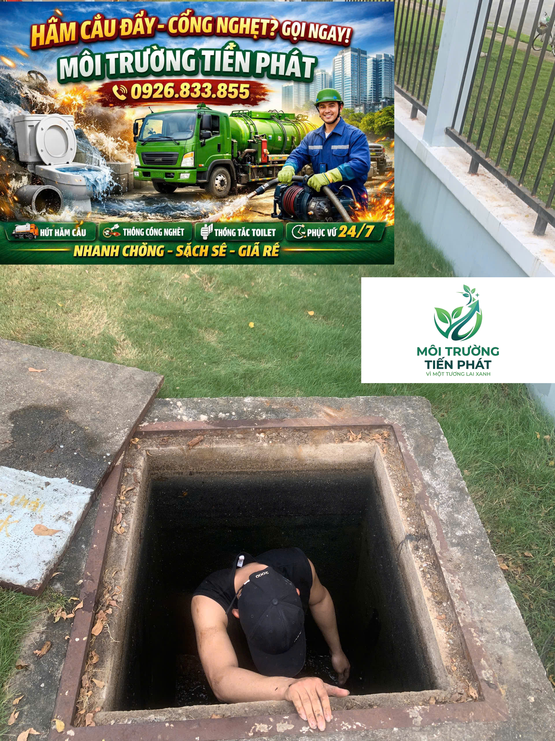Nạo vét hố ga