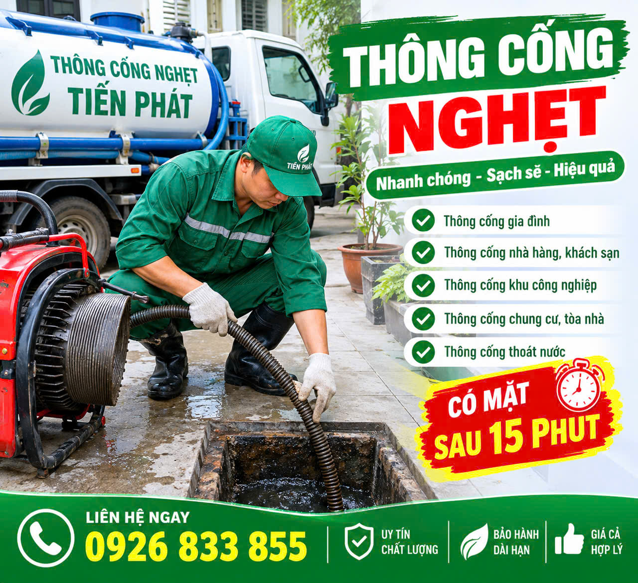 Thông cống nghẹt 
