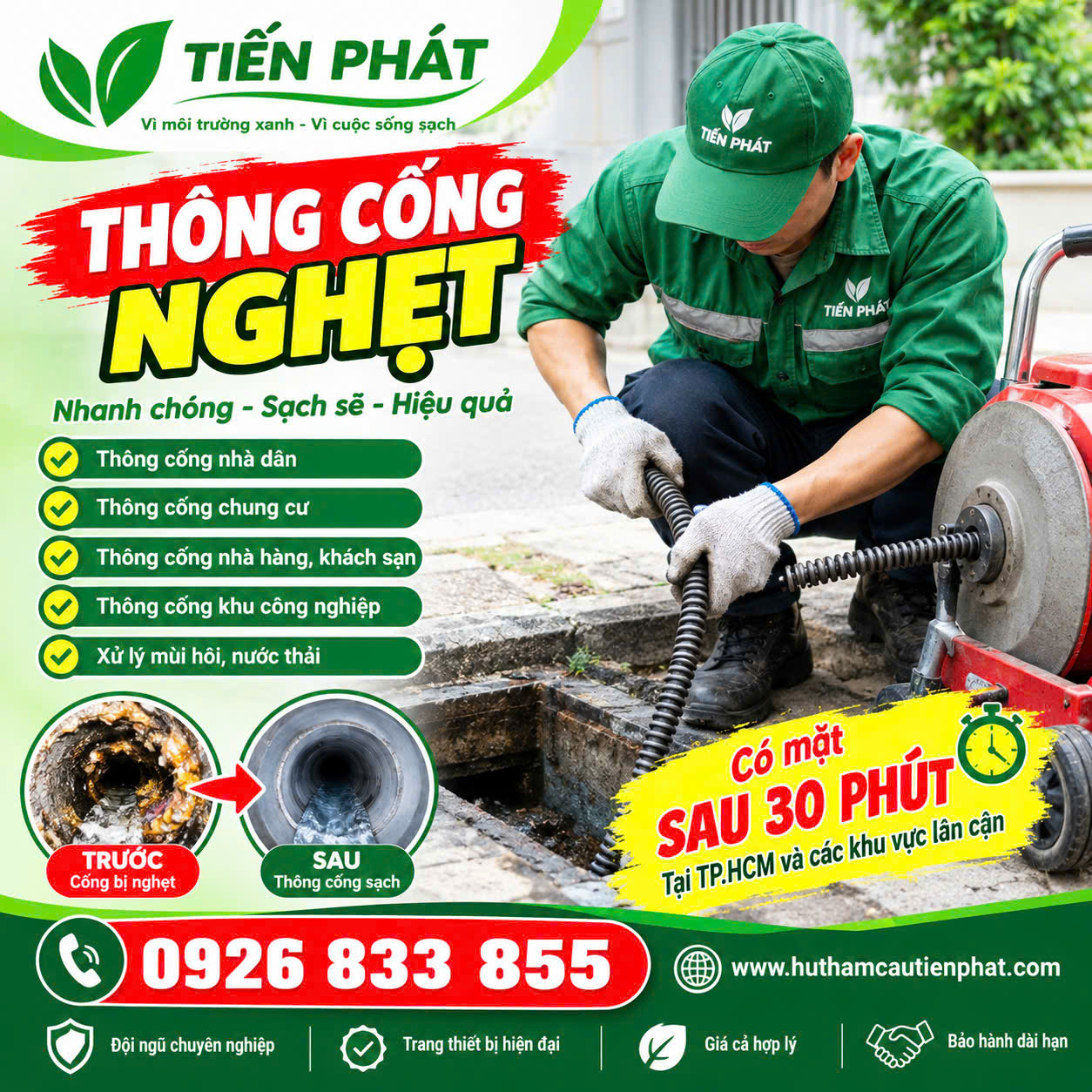 Thông cống nghẹt 