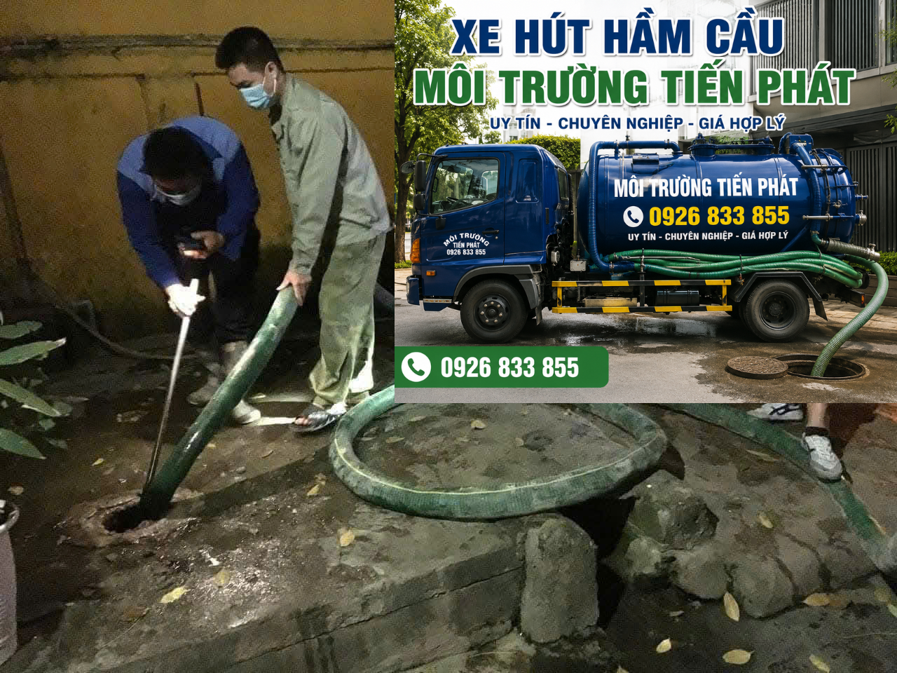 Dịch vụ hút hầm cầu tphcm 