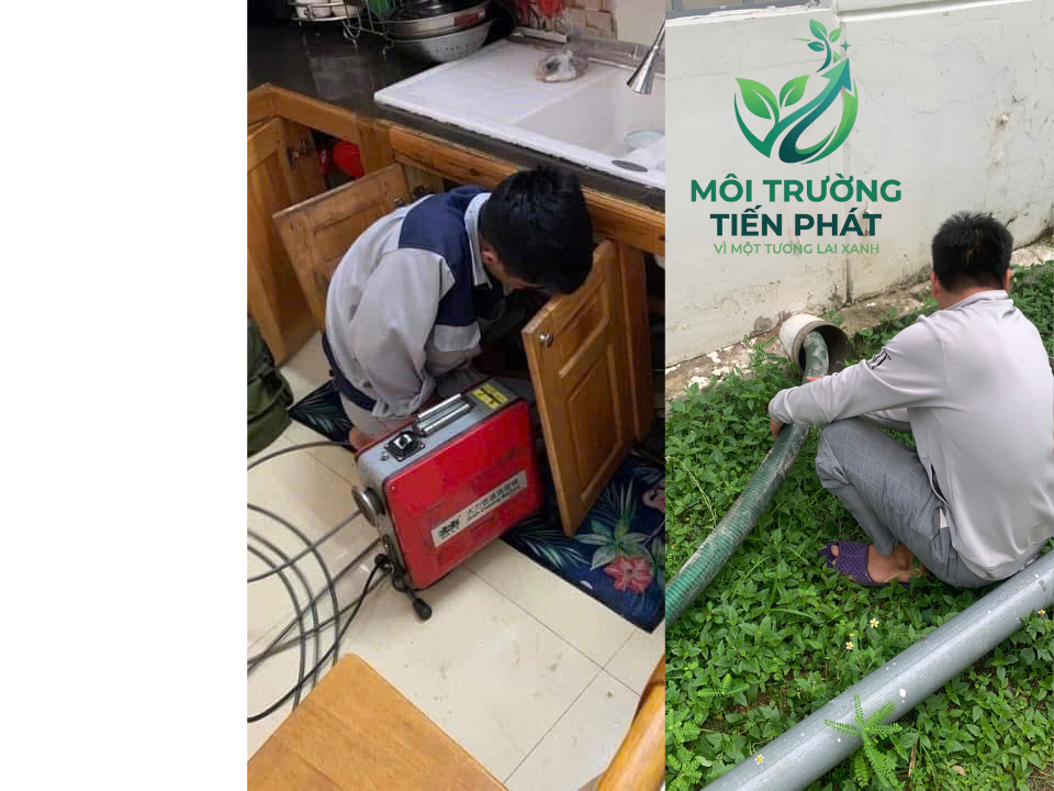 Thông cống nghẹt thủ dầu một