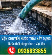 Vận chuyển nước thải sinh hoạt