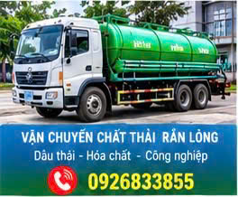 Vận chuyển nước thải công nghiệp