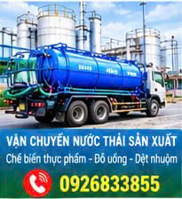 Vận chuyển nước thải công nghiệp