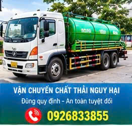 Vận chuyển nước thải 