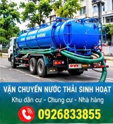 Vận chuyển nước thải 
