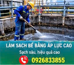 Vệ sinh bể chứa nước thải