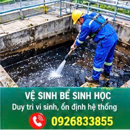 Công ty vệ sinh bể nước thải