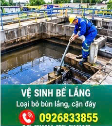 Đơn vị vệ sinh bể nước thải